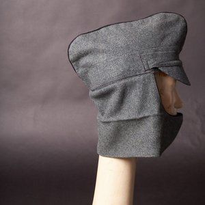 Vintage Post WWII Swiss Garrison Wool Cap Hat